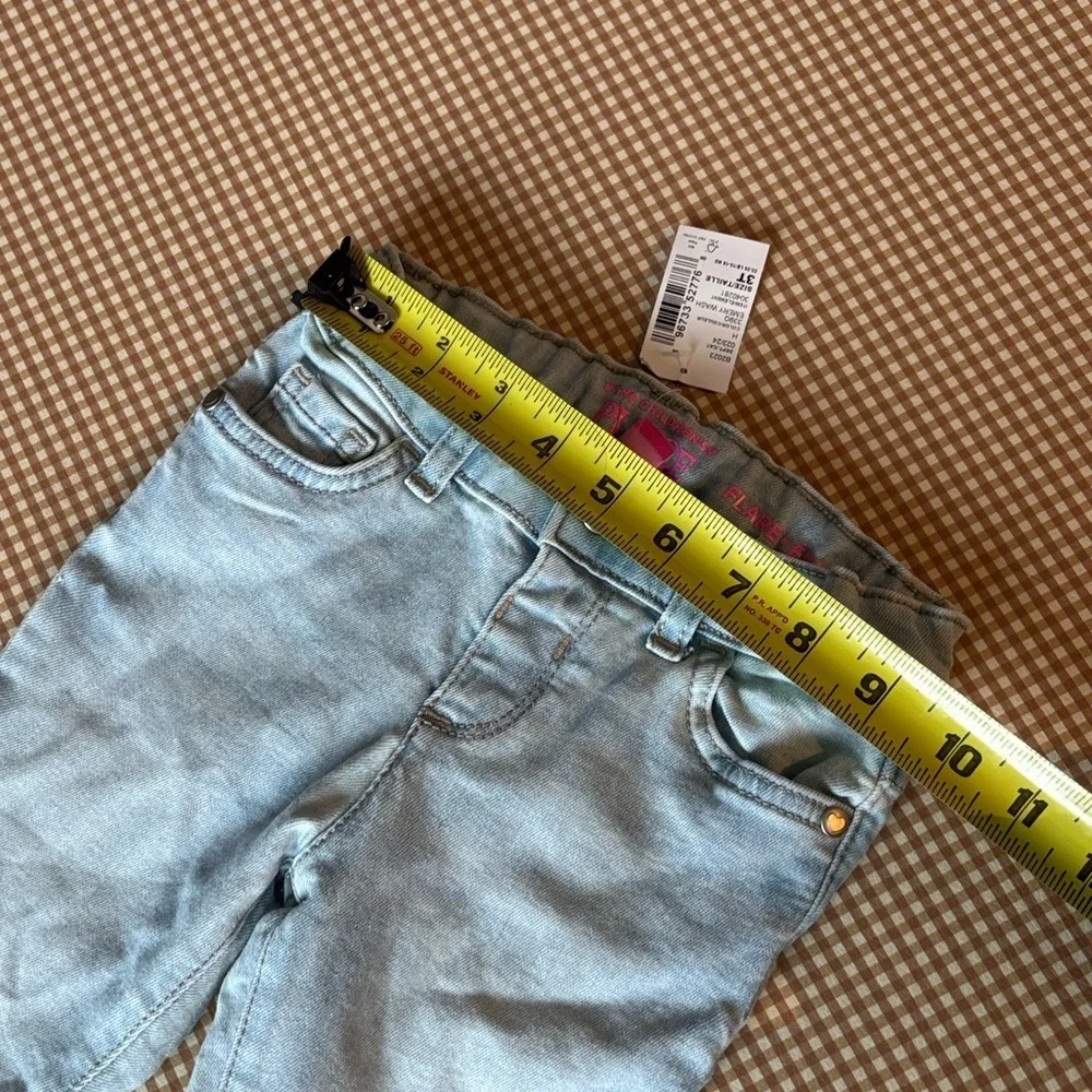 The Children’s Place toddler girl Flare jeans.Light wash denim.Size 3T.Boho.NWT